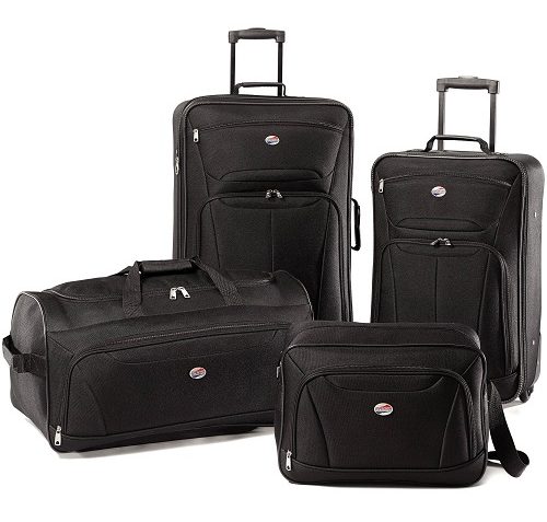 American Tourister Luggage Fieldbrook II 4 Piece Set Black