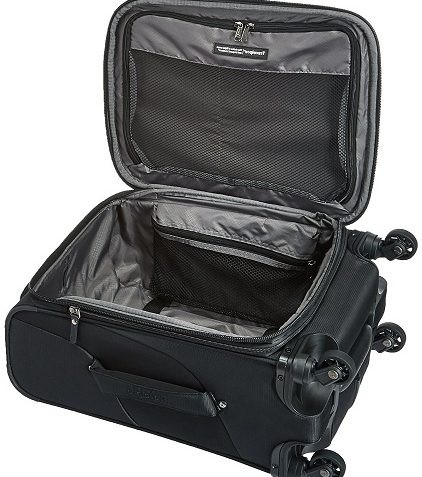 Travelpro International carryon spinner open